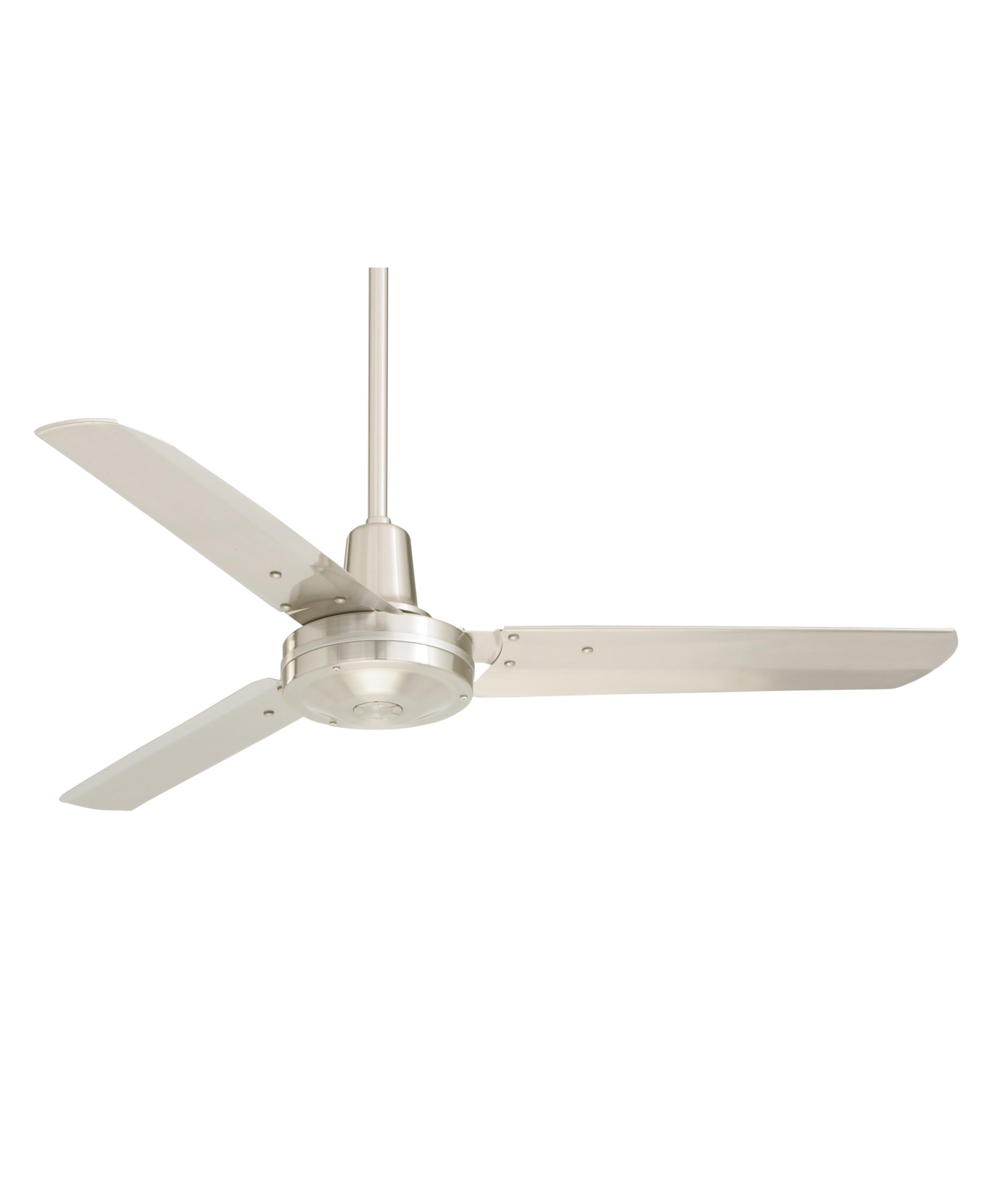Emerson Hf948 Fan 48 Inch 3 Blade Ceiling Capitol Shown In Brushed Steel Finish