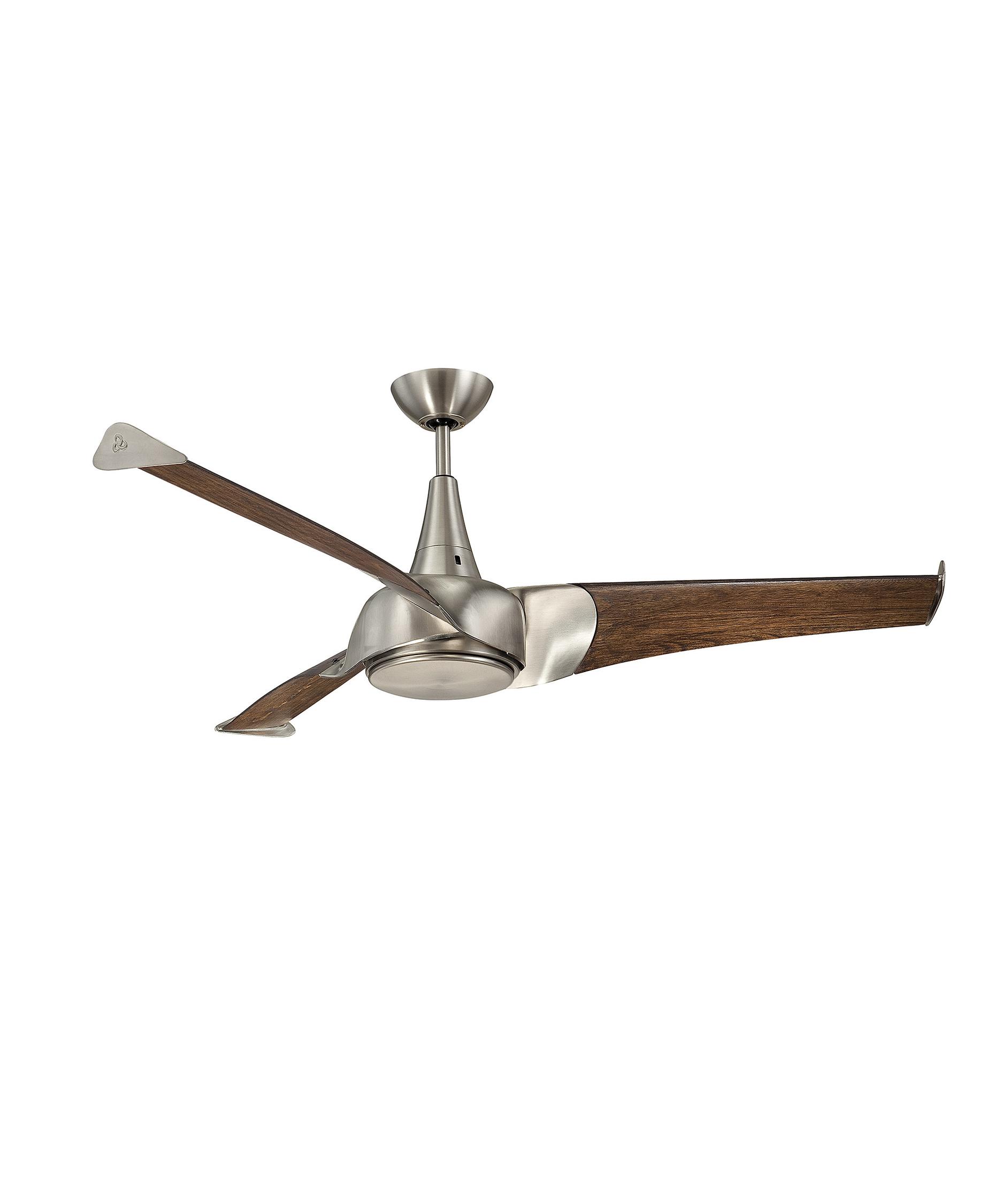 Savoy House 55 818 3 Ariel Inch Blade Ceiling Fan Capitol Shown In Satin Nickel Finish And White Opal Glass